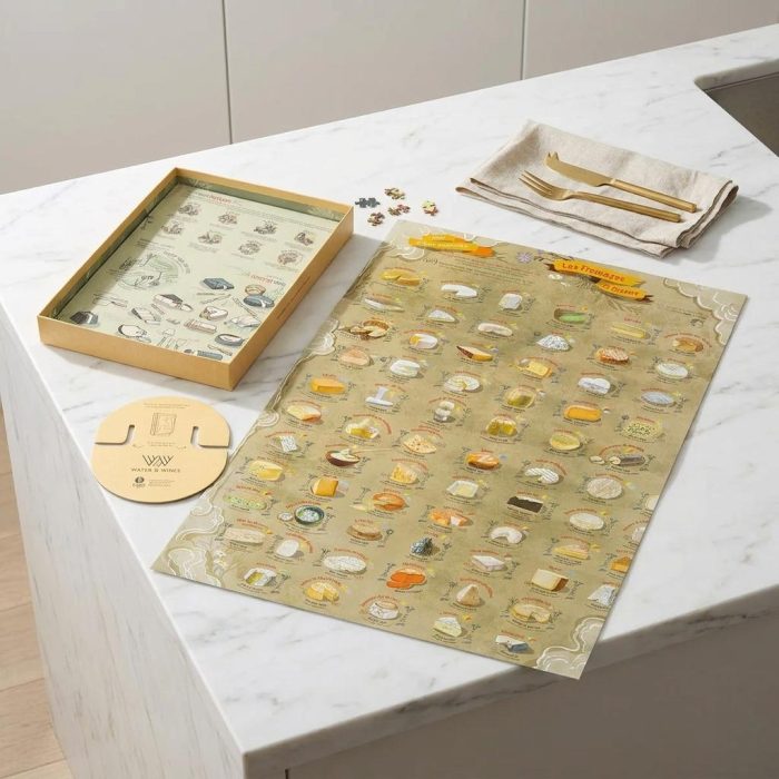 For The Love Of French Cheese 1000-piece Puzzle 1