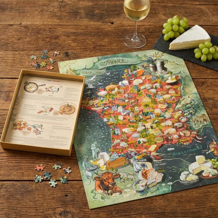 For The Love Of French Cheese 1000-piece Puzzle 2
