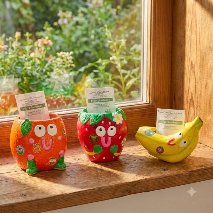 Fruit Buddies Paint & Grow Set 1