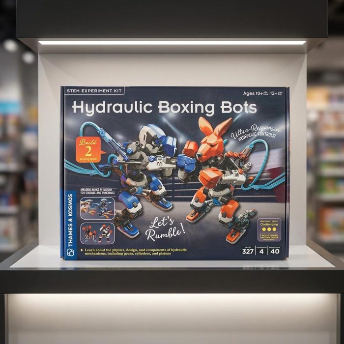 Fun Diy Hydraulic Boxing Bots Kit 2