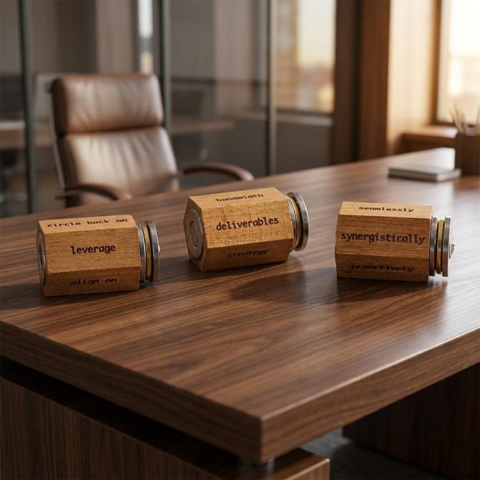 Funny Corporate Nonsense Generator Desk Fidget 1