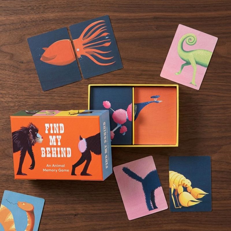 Funny Find My Behind Memory Or Mix & Match Game