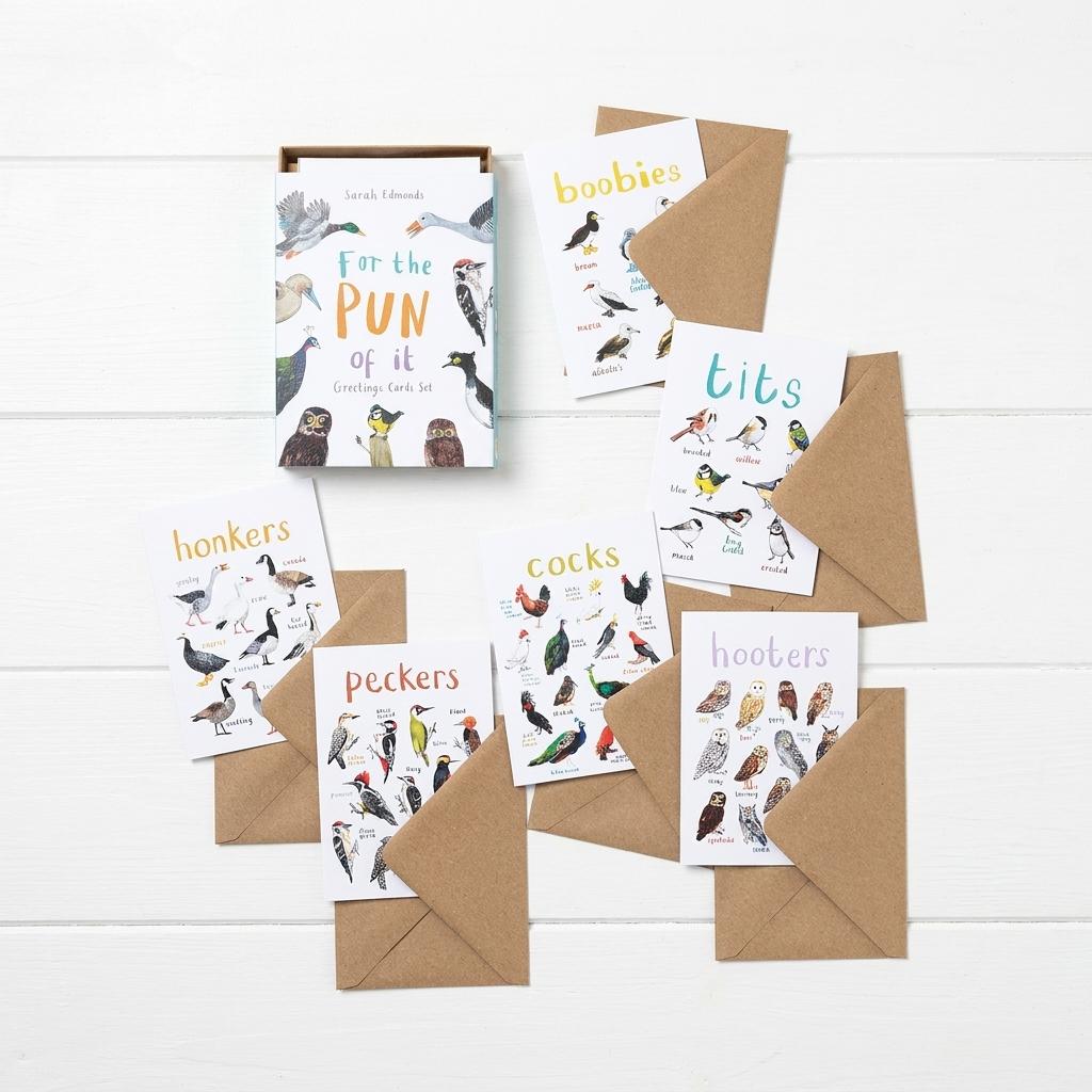 Funny Fowl Language Greeting Card Set Of 8 Funny Fowl Language Greeting Card Set Of 8