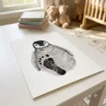 Furry Feet Baby Footprint Kit (2)