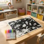 Glow_in_the_deep Reusable On-the-go Coloring Mat