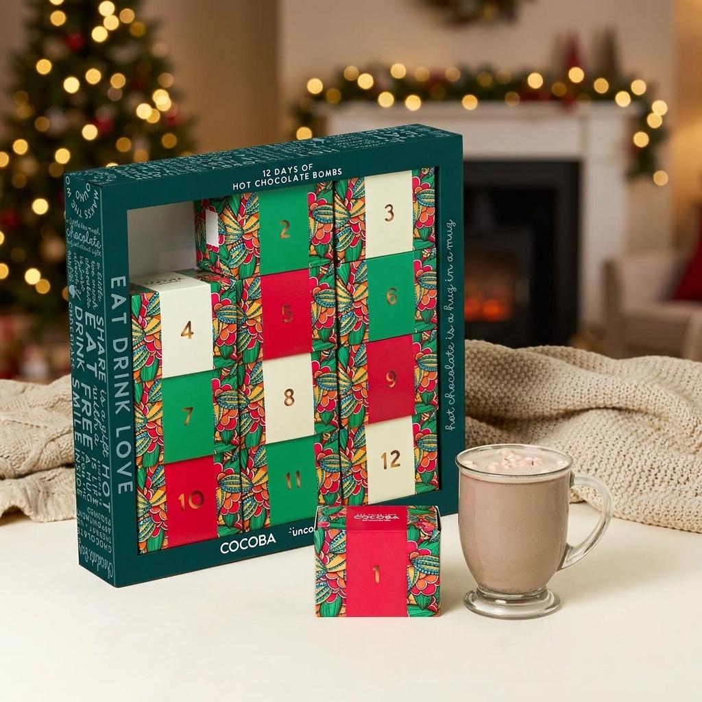 Gourmet 12 Days Of Hot Chocolate Bombs Advent Gourmet 12 Days Of Hot Chocolate Bombs Advent