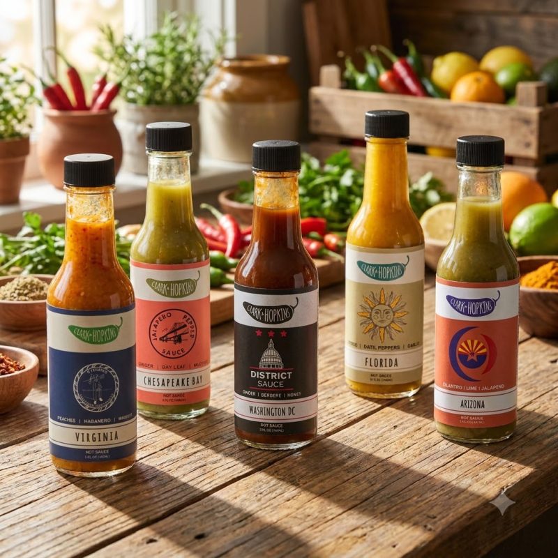 Gourmet Hot Sauces Of America Gift Box (2)