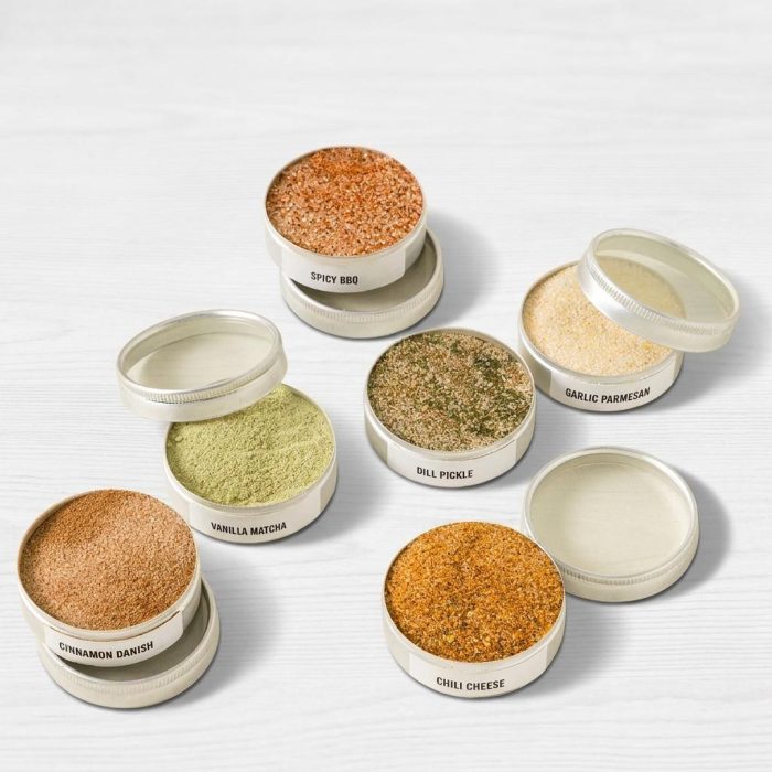 Gourmet Ultimate Popcorn Seasoning Salt Sampler Tin 1