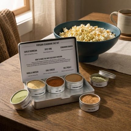 Gourmet Ultimate Popcorn Seasoning Salt Sampler Tin