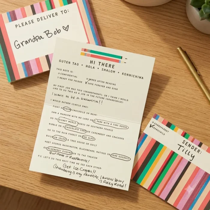 Grandparent Pen Pal Set 1