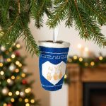 Hand-felted Nyc Coffee Cup Ornament