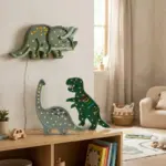 Hand-painted Dino Lamps