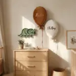 Hand-painted Dino Lamps (2)