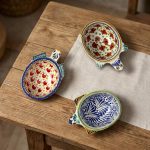 Hand-painted Majolica Salsa Turtles - Set Of 3