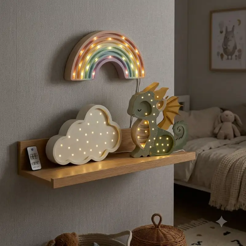 Hand-painted Mythical & Magical Worlds Lamps
