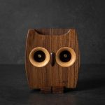 Handcrafted Acoustic Owl Amplifying Speaker 2