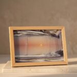 Handcrafted Austrian Sunset Scene Sand Art