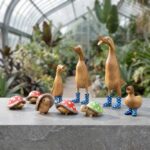 Handcrafted Bamboo Mushroom Garden Turtle 3