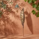 Handcrafted Copper Bellflower Chime Garden Staken 2