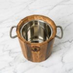 Handcrafted French Oak Wine Barrel Ice Bucket 2
