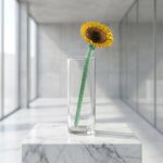 Handcrafted Glass Perennial Joy Sunflower Sculpture 1