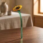 Handcrafted Glass Perennial Joy Sunflower Sculpture 2