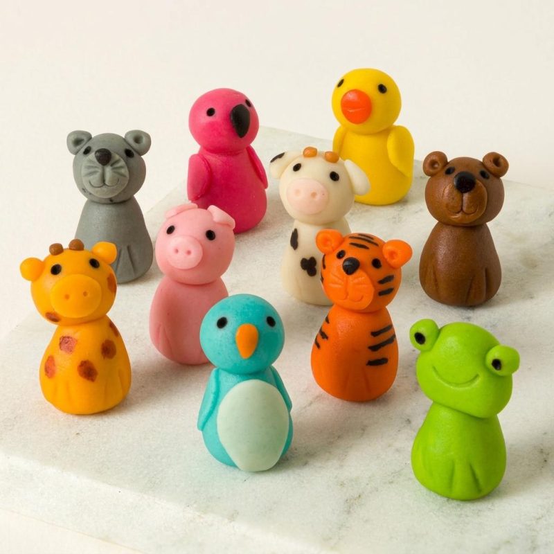Handcrafted Mix And Match Marzipan Animals – Set Of 4