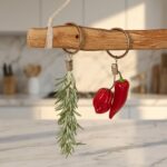 Handcrafted Oak Flower & Herb Drying Rack 1