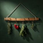 Handcrafted Oak Flower & Herb Drying Rack
