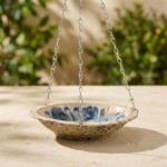 Handcrafted Stoneware Blue-jay Inspired Bird Feeder 2