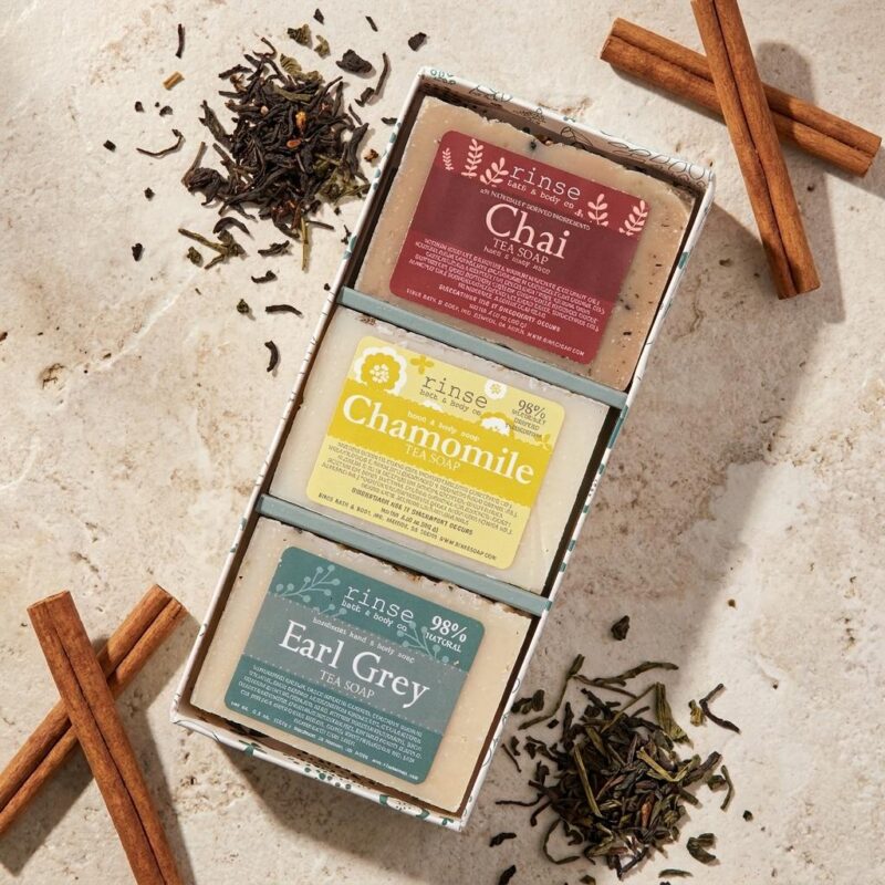 Handcrafted Tea Party Soap Trio