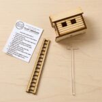 Handcrafted Wooden Plant Tree House 1