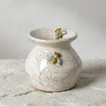 Handmade Bees & Blooms Mini Vase 2