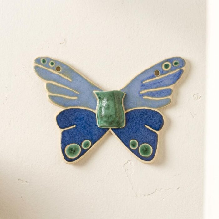 Handmade Ceramic Butterfly Wall Vase 1