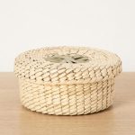 Handmade Dahlia Tortilla Warming Basket 2