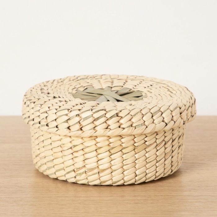 Handmade Dahlia Tortilla Warming Basket 2