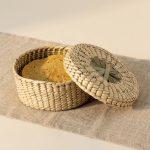 Handmade Dahlia Tortilla Warming Basket1