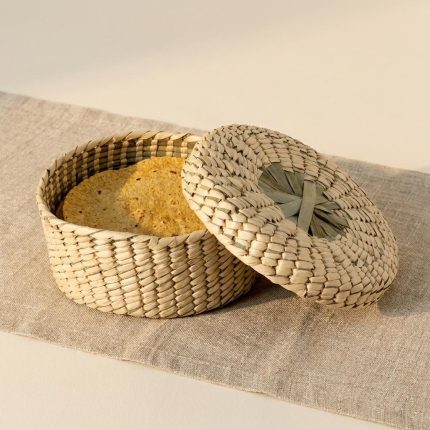 Handmade Dahlia Tortilla Warming Basket1