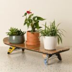 Handmade Recycled Skateboard Display Stand 1