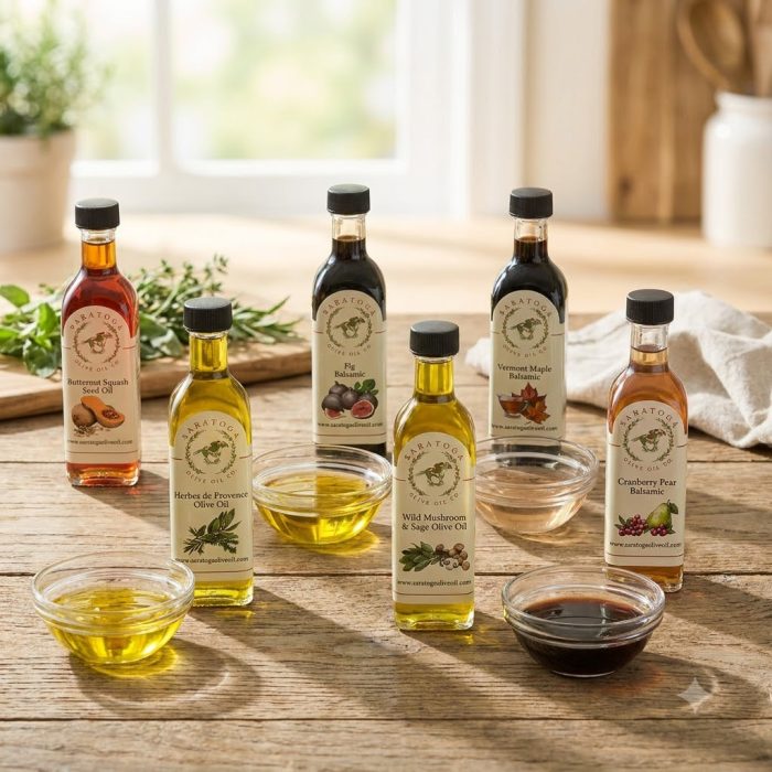 Harmonious Cozy Flavors Olive Oil & Balsamic Gift Set (2)