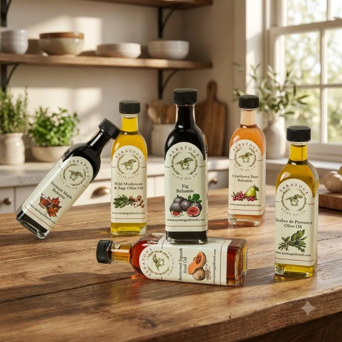 Harmonious Cozy Flavors Olive Oil & Balsamic Gift Set (4)