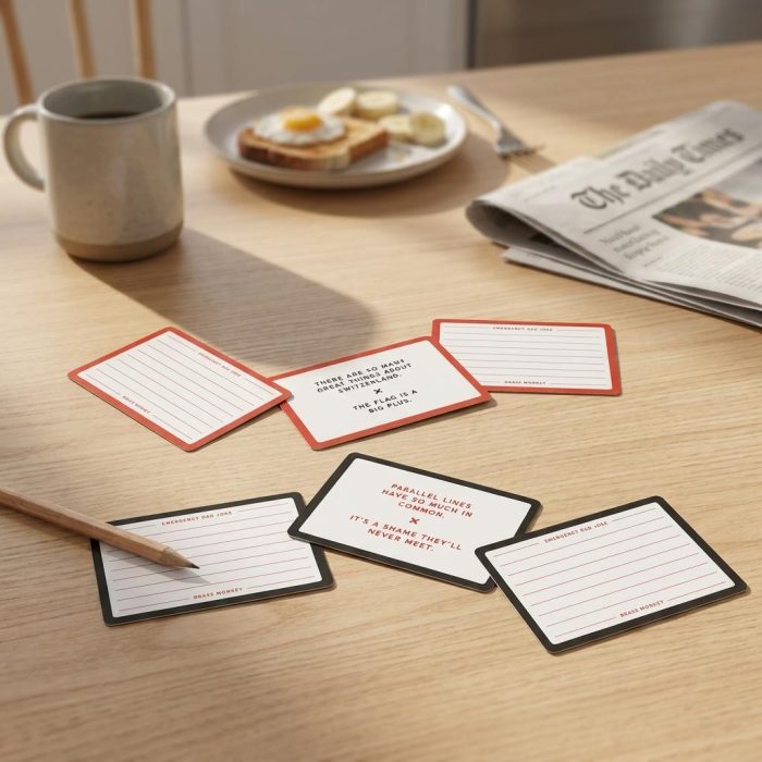 Hilarious Emergency Dad Jokes Card Deck 1
