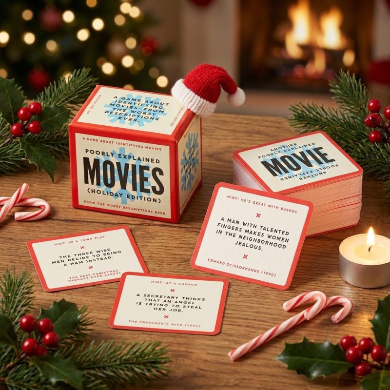 Hilarious Poorly Explained Holiday Movies Party Game