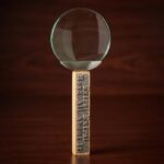 Hot Off The Press Magnifying Glass Rimless Pewter 1