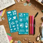 I_love_you Washable Tattoo Pen & Stencil Kit