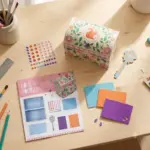 In_the_garden Diy Sticker Mosaic Secret Treasure Box