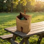 Insulated Paper Lunch Bag With Water-resistant Exterior (2)