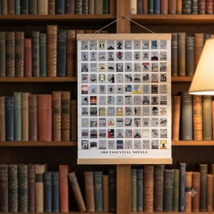 Interactive 100 Essential Novels Scratch Off Chart