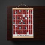 Interactive 100 Horror Movies Scratch Off Chart 1