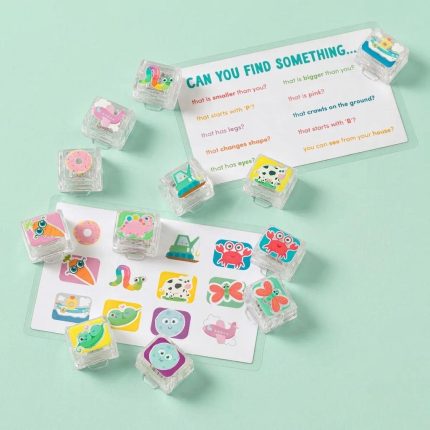 Interactive Find It Glowing Bath Cube Game